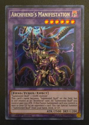 Archfiend's Manifestation, graded 9.0
