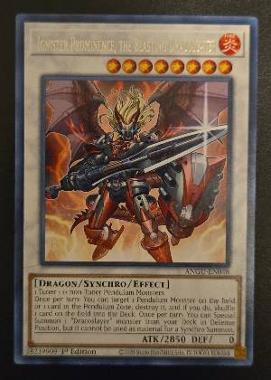 Ignister Prominence, the Blasting Dracoslayer, graded 9.0