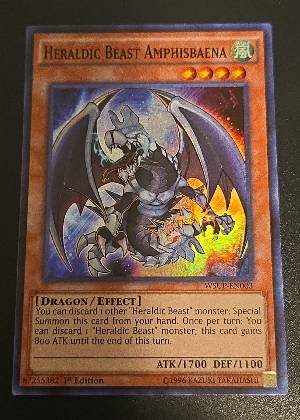 Heraldic Beast Amphisbaena, graded 8.5
