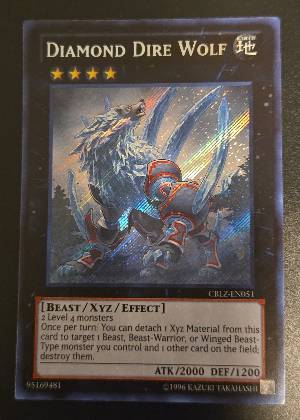 Diamond Dire Wolf graded 8