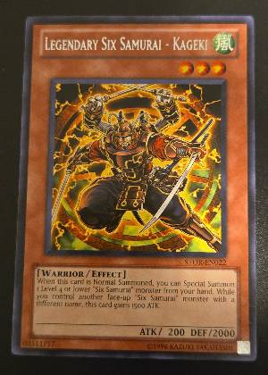Legendary Six Samurai - Kageki, graded 9.5