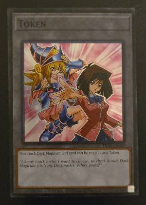 Token: Tea & Dark Magician Girl, graded 9.0