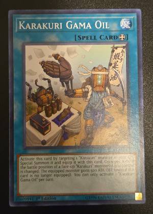 Karakuri Gama Oil, graded 9.0