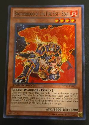 Brotherhood of the Fire Fist - Bear, graded 9.5