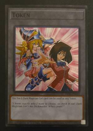 Token: Tea & Dark Magician Girl, graded 9.0