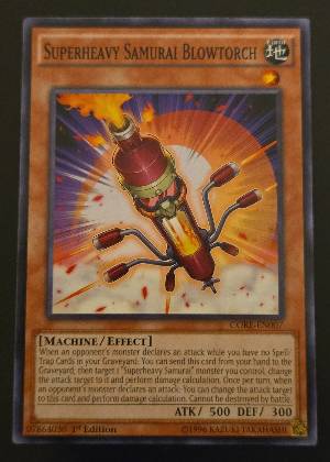 Superheavy Samurai Blowtorch, graded 9.0