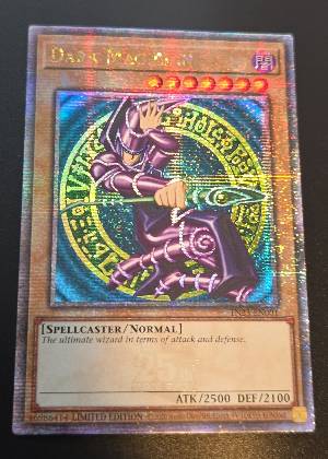 Dark Magician (Quarter Century Secret Rare), graded 9.5