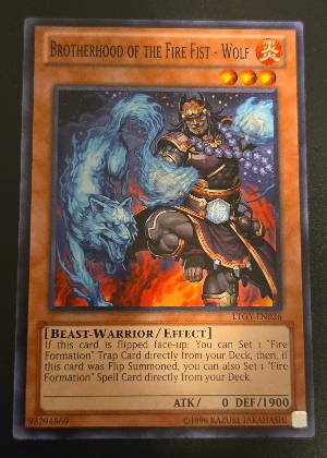 Brotherhood of the Fire Fist - Wolf, graded 9.5