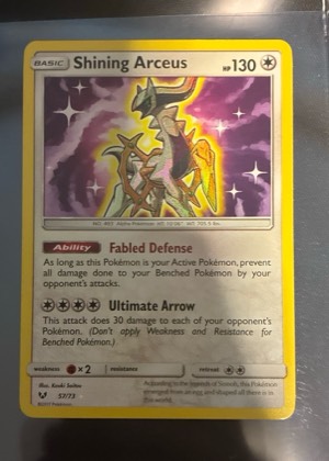 Shining Arceus, graded 9.0