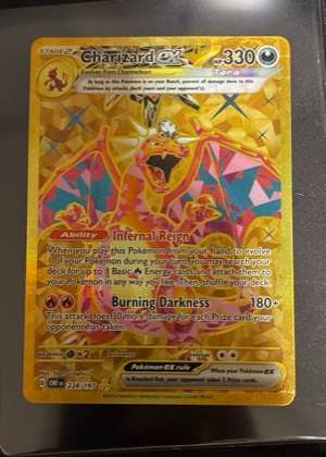Charizard ex - 228/197 graded 9