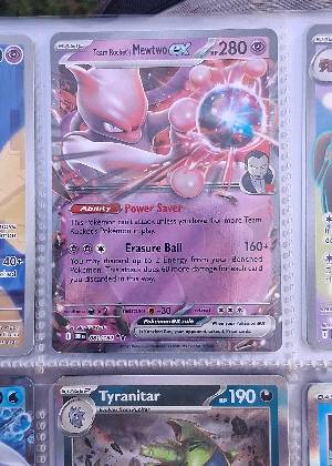 Team Rocket's Mewtwo ex, graded 9.0