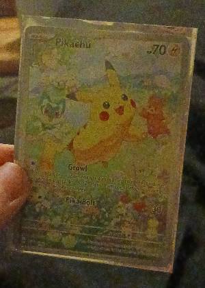 Pikachu, graded 7.5