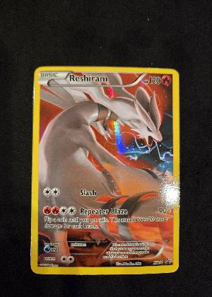 Reshiram (Full Art Promo), graded 9.0