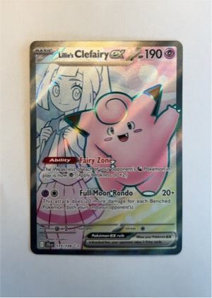 Lillie's Clefairy ex, graded 9.5