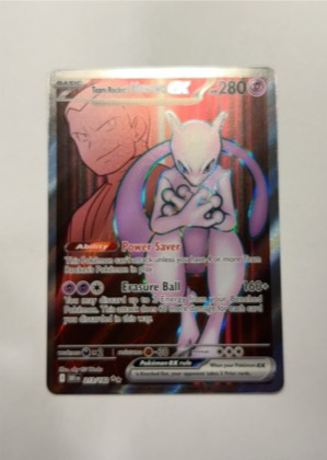 Team Rocket's Mewtwo ex, graded 9.0