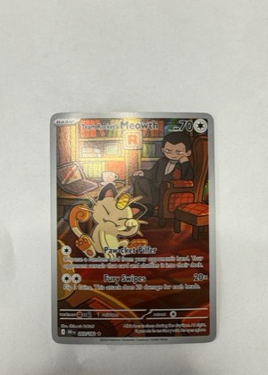Team Rocket's Meowth graded 9