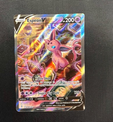 Espeon V (Alternate Full Art), graded 9.0