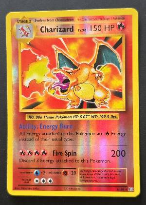 Charizard, graded 9.0