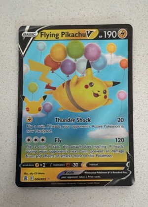 Flying Pikachu V, graded 9.0