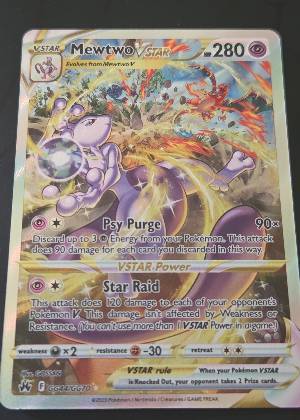 Mewtwo VSTAR, graded 9.0