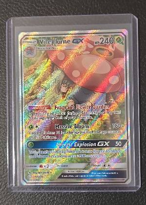 Vileplume GX (Full Art), graded 9.0