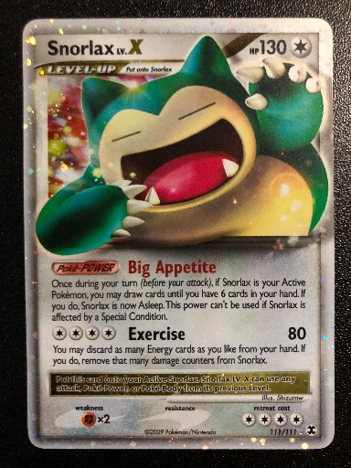 Snorlax Lv.X, graded 9.0
