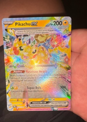 Pikachu ex - 057/191 graded 8.5
