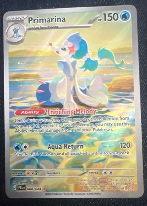 Primarina, graded 9.0