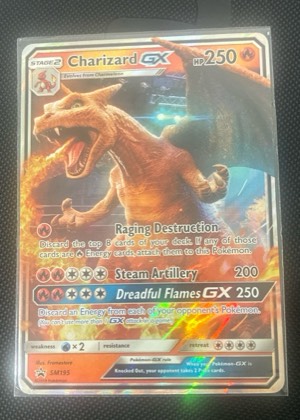 Charizard GX, graded 9.0
