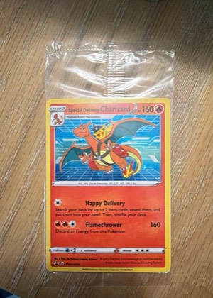 Special Delivery Charizard - SWSH075 graded 9