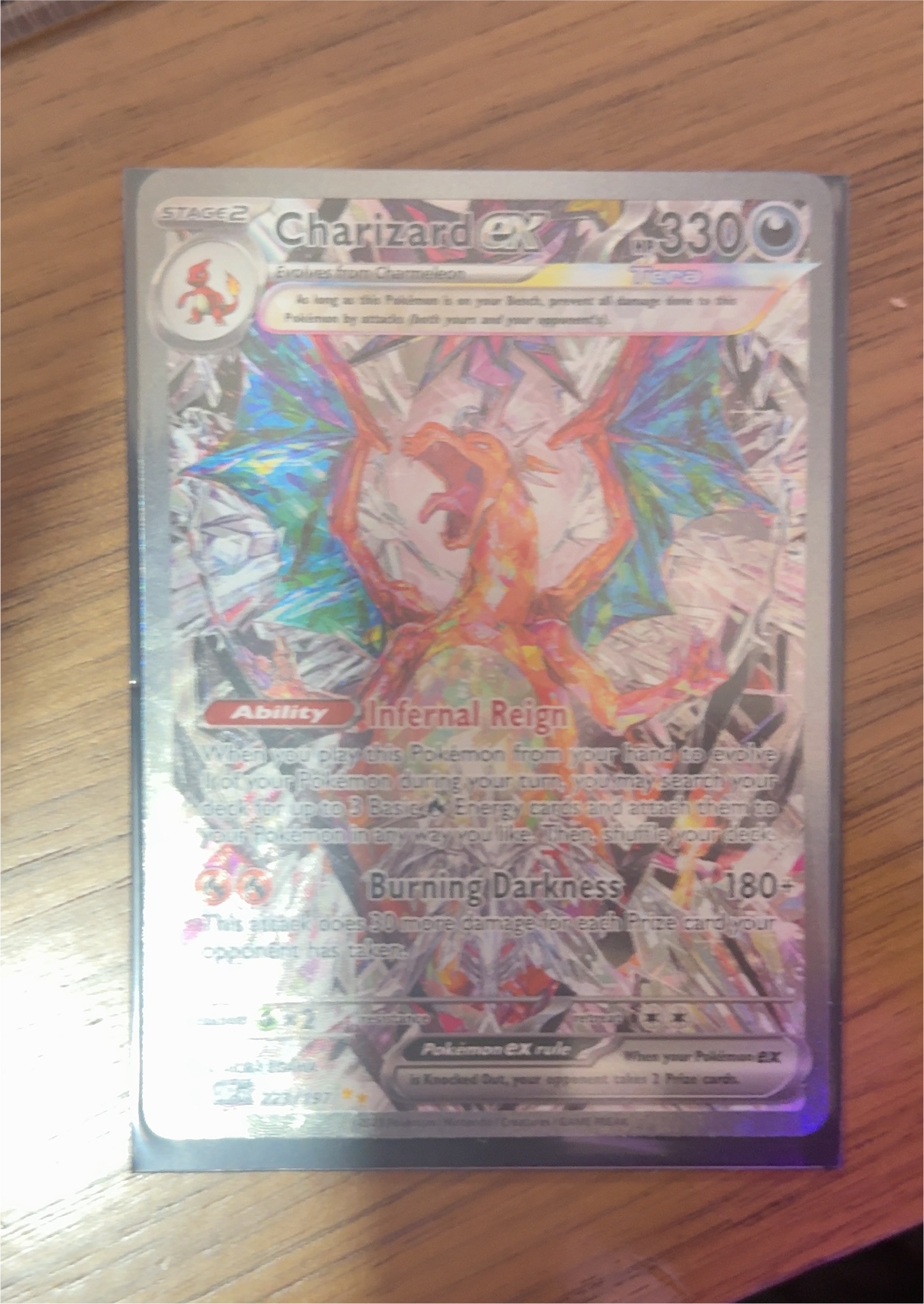 Charizard ex Special Illustration Rare, Obsidian Flames (ZeroPop community scan)