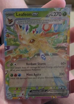 Leafeon ex graded 9
