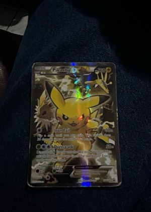 Pikachu (Full Art), graded 7.5
