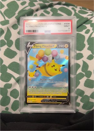 Flying Pikachu V, graded 9.5