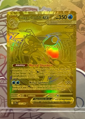 Mega Greninja ex, graded 9.0