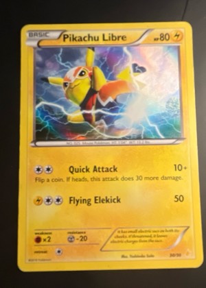 Pikachu Libre, graded 7.5
