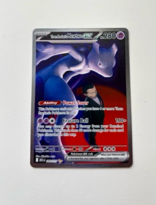 Team Rocket's Mewtwo ex graded 9