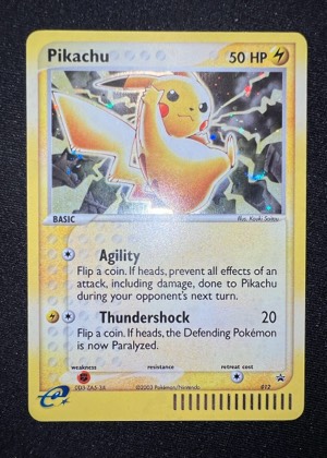 Pikachu, graded 7.5