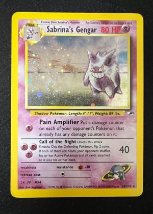 Sabrina's Gengar, graded 7.0