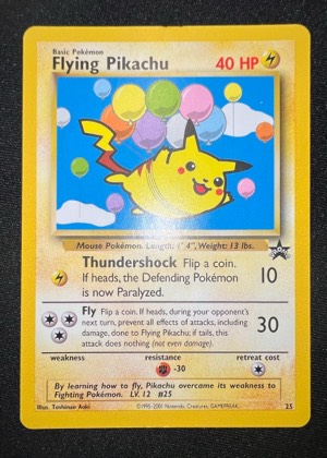 Flying Pikachu, graded 7.0