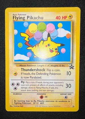 Flying Pikachu, graded 7.5