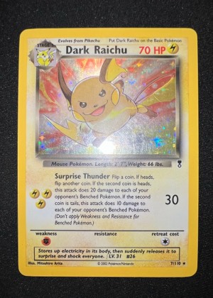 Dark Raichu, graded 7.0