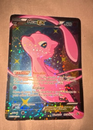 Mew EX (Full Art), graded 8.5
