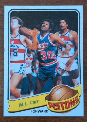 M.L. Carr, graded 8.0