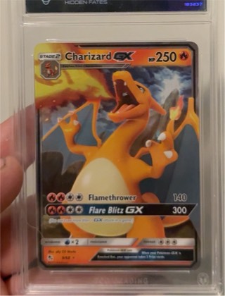 Charizard GX, graded 9.0