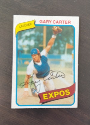 Gary Carter graded 6 & below