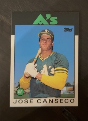 Jose Canseco, graded 8.5