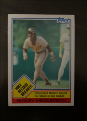 Rickey Henderson graded 8
