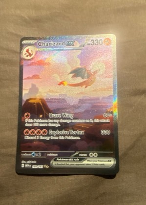 Charizard ex, graded 9.0