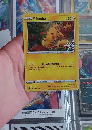 Pikachu - SWSH153 (Holiday Calendar), graded 9.5